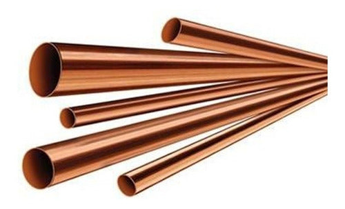 Eluma Rigid Copper Tube 3/8 for Refrigeration x 5 Mts 1mm 1