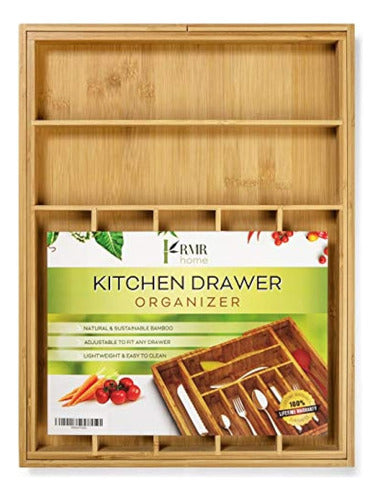 Rmr Home Bamboo Drawer Organizer - Orga 0