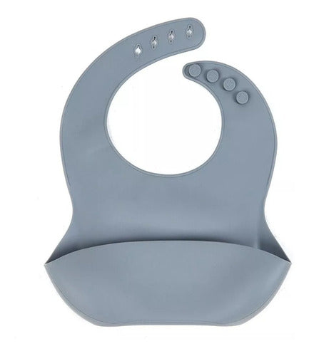 Waterproof Silicone Baby Bib with Pocket - Multiply 6