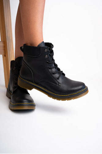 Camila Botas Borcegos Mujer Estilo Dr Martens Cordones 73 5