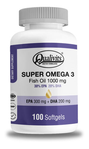 Qualivits Super Omega 3 Fish Oil 100 Caps 0