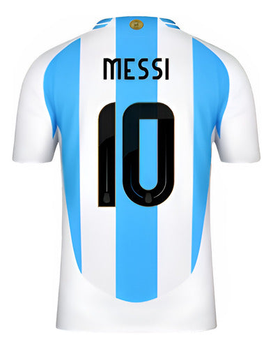 Argentina Messi Retro 2006 World Cup Away Jersey T-shirt 0