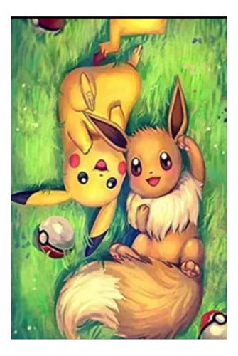 Kit De Pintura Diamantes Diamond Painting Picachu Pikachu 0