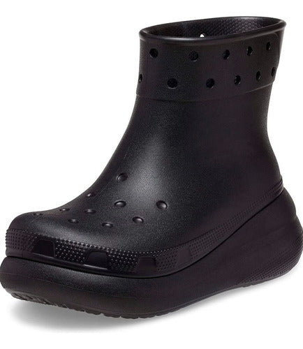 Crocs Botas Classic Crush Rain Boot Negras 4