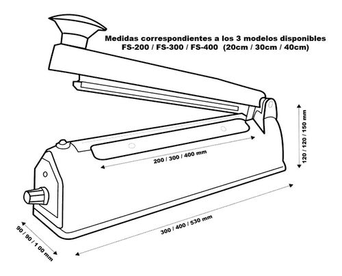 Oryx 30cm Bag Sealer Cutter with Power Regulator 1