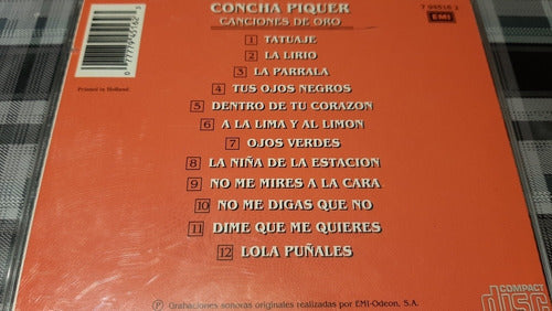 Concha Piquer - Canciones De Oro - Cd España 1990 Unico 1