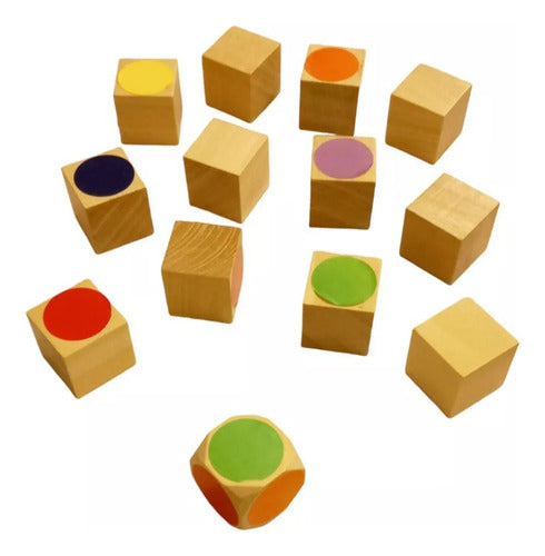 Colorful Memory Cube Game 12 Pieces 3