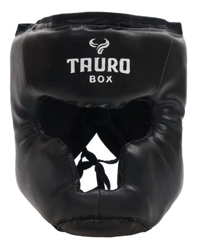 Cabezal Boxeo Cuero Sintetico Pomulo Menton Tauro Impacto 0