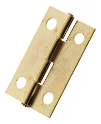 Bisagra Libro 1'' Hierro Bronce Para Puerta Mueble X12 Pares 0