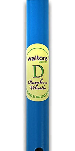 Waltons Blue Whistle Tube - Fun & Colorful Tin Whistle - Key of D 2