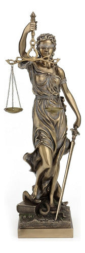 Veronese Design Bronze Lady Justice 18 Inches 0