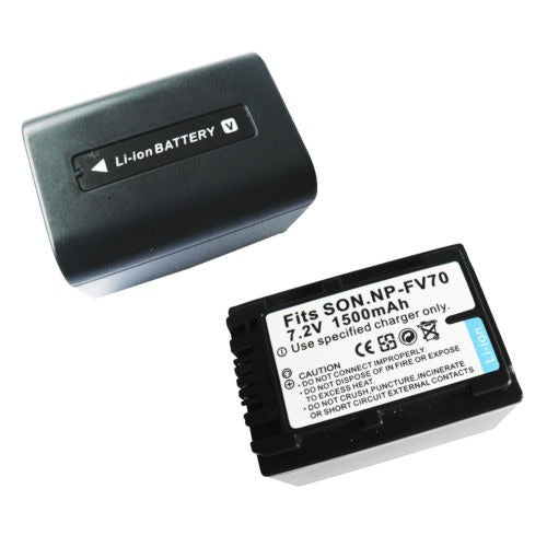 Batería De Reemplazo De 1500mah Np-fv70 Para Sony Hdr-sr5 Sr 0