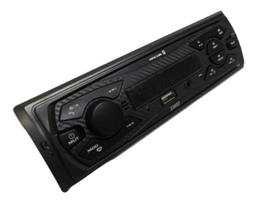 Svart Bluetooth Mp3 Car Radio with USB and Card Reader 1