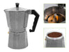 Italian Reinforced 9-Cup Steel Manual Espresso Coffee Maker in Various Colors 0