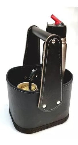 Premium Eco Leather Mate Set Carrier Basket 7