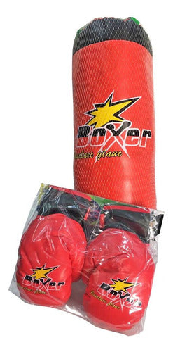 Boxing Set - Children's Boxing Gloves + Boxing Bag 0