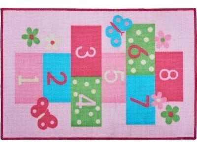 Just Home Collection Rectangular Kids' Carpet 60*90 Numbers 0