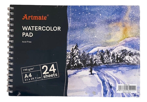 Artmate Block For Watercolor A4 190gr 0