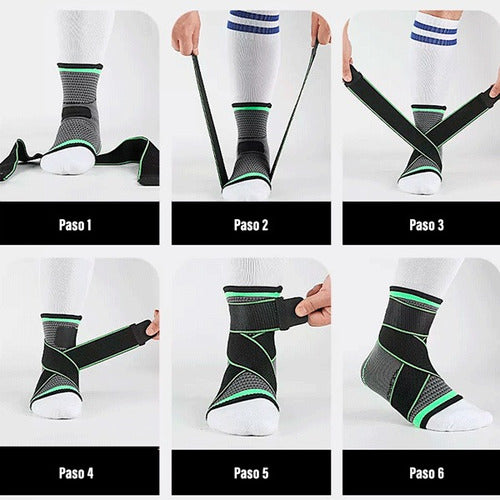 Qiangsen Sport Ankle Brace with Cross Tensioners 2