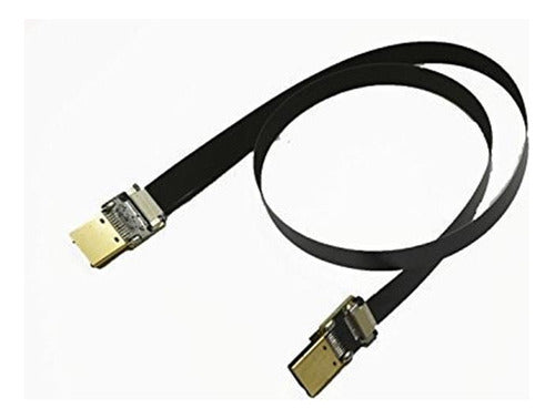 Permanent 60cm Black New FPV HDMI Standard to Standard Cable 0