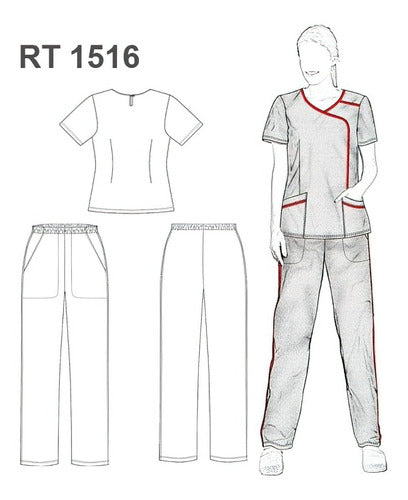 Moldes Unicose Traje Medico Rt 1516 2