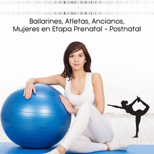 Mir Yoga Ball Esferodinamia 45cm Fitness Mir Pilates Gym Cuota 2