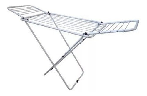 Politen Folding Clothes Drying Rack with Wings - Large 8 Rods 3