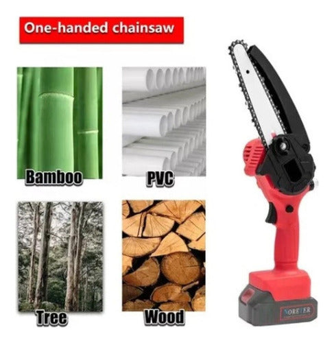 Powerful 36V 2-Blade Electric Battery Mini Chainsaw 1
