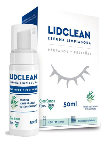 Lidclean Eyelid and Eyelash Hygiene Foam 50ml 0