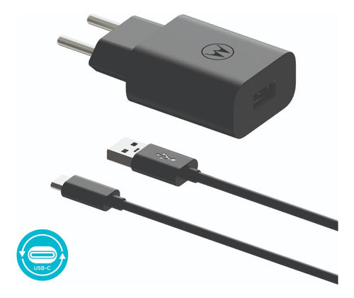 Fonte Motorola Turbo 20w C/ Cabo Usb-c Original Edge 30 Neo 5