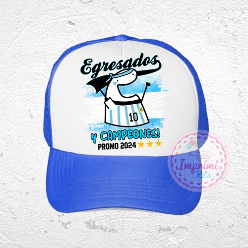 Imprimi Kits Plantillas Gorras Egresados Flork Campeon Sexto Sublimar #14 1