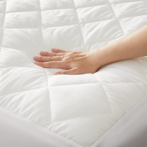 Cubre Colchon Relleno Ajustable Pillow Hotelero 180 X 200 0