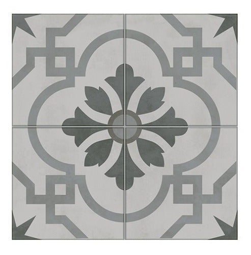 Ceramica Alto Transito Cervantes Gris 46x46 Alberdi 1ra 0