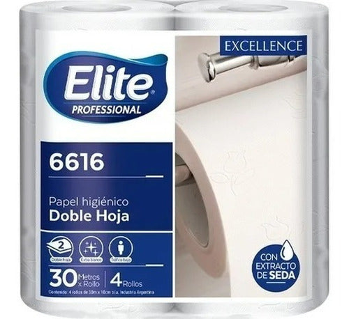 Bolson Papel Higiénico Elite Doble Hoja 40 Rollosx30 Mt 6616 1