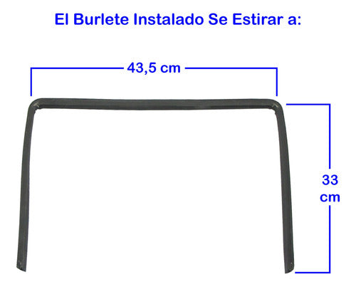 Goma Sello Burlete De Cocina Horno Orbis Volcan Original 2