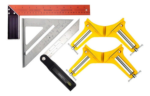 Uyustools Set of Squares and 2 Clamps 0