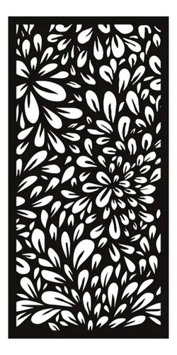 HGS Panel Decorativo Chapa 0.90mm 0.60x1.20 Diseño Petalos 0