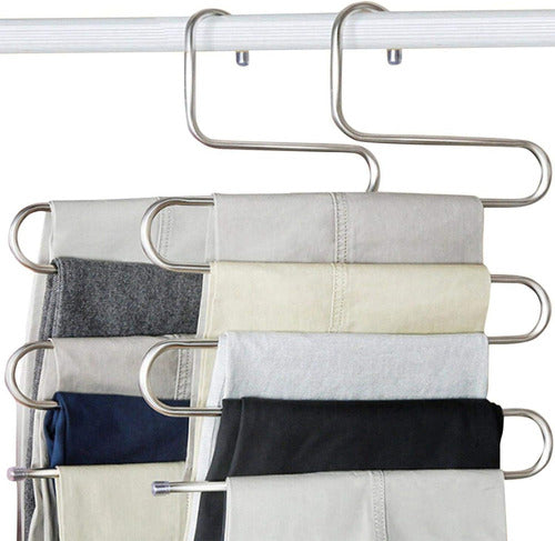 5-in-1 Pant Hanger Organizer for Jeans & Clothes 1