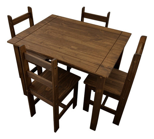 Importas Tu Juego De Comedor 4 Sillas Mesa Rectangular 0