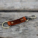 Jjnusa Genuine Leather Keychain Walnut Leather Key 1