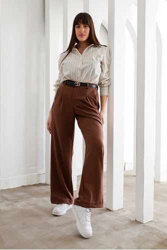 ALARA.SHOP High-Waisted Wide Leg Tailored Pants 4