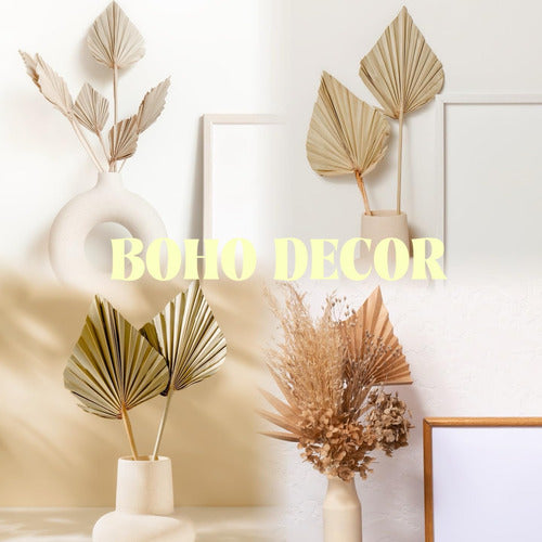 Sggvecsy Dried Palm Leaves Boho 10 Pieces 14.2 Øø Stems 6