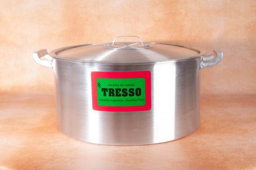 Tresso Gastronomic Casserole Reinforced N°30 10 Liters - Aluminum 1