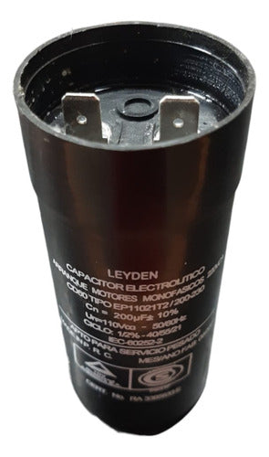 Capacitor De  Arranque Sicap 100-120 Microfaradios 330 Vca 0