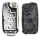 Keyfad Volkswagen Gol Trend, Fox, Suran Carcass + 3 Buttons Key LED Solid HU66 2