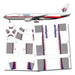 Boeing 777-200 Malaysia Airlines El Avion Que Desaparecio Papercraft 0