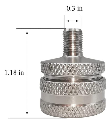 Zeiboat Presta - Cabezal Para Bombas De Suelo O Compresor, . 1