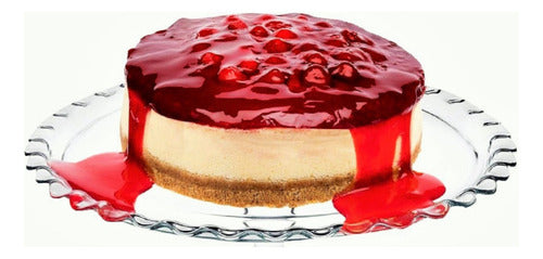 Pasabahce Patisserie Petite Glass Cake Plate 26 cm 0