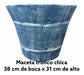 Terracota Design New Concrete Trunk-Shaped Planter for Garden and Interior 1