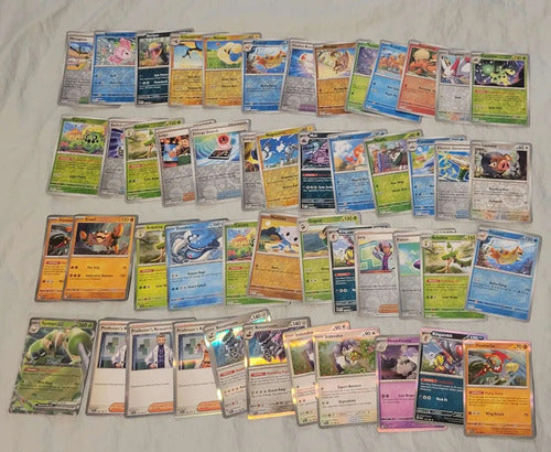 The Pokemon Company Int Inc. Lot of 50 Pokemon Scarlet & Violet Cards Including 1 Rare 1